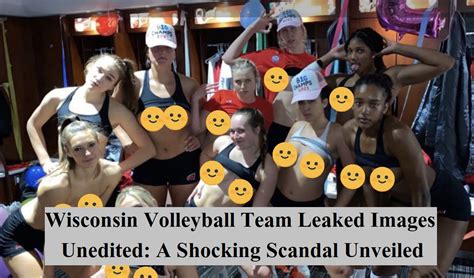 wisconson volleyball team leaks|Private photos of UW volleyball players shared